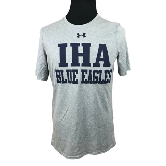 Under Armour Other - Under Armour Gray Loose Heat Gear Athletic Shirt Small Immaculate Heart Academy